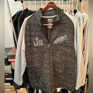 Fanatics Pro Line Philadelphia Eagles Super Bowl LIII Track Jacket. Size XL